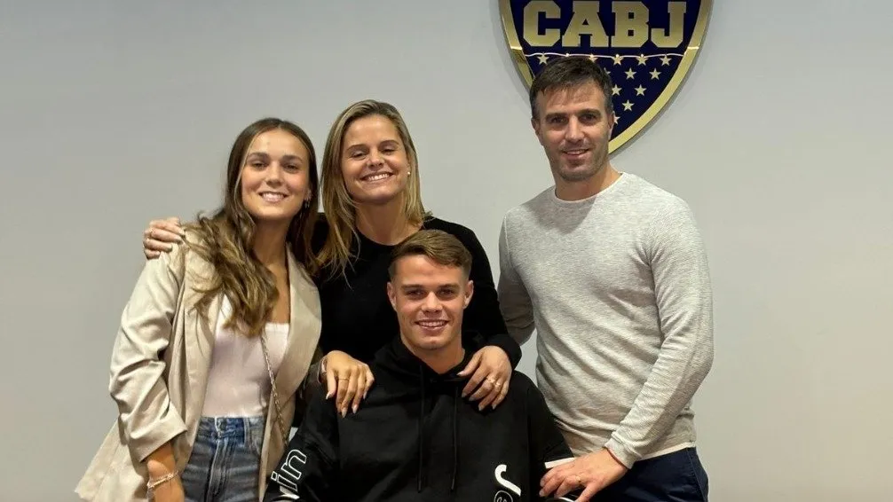 Riquelme presentó a Nacho Miramón como nuevo jugador de Boca Juniors
